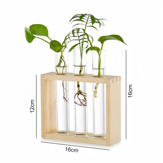 Wooden Frame Vase